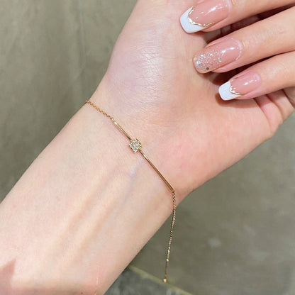 Delicate Bar Chain Bracelet Brehn