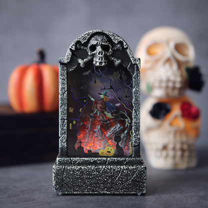 Dekorative LED Gespenster Friedhof Laterne Brehn