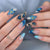Künstlerisches Press-On Nagelspitzen-Set mit floralen und geometrischen Mustern Brehn
