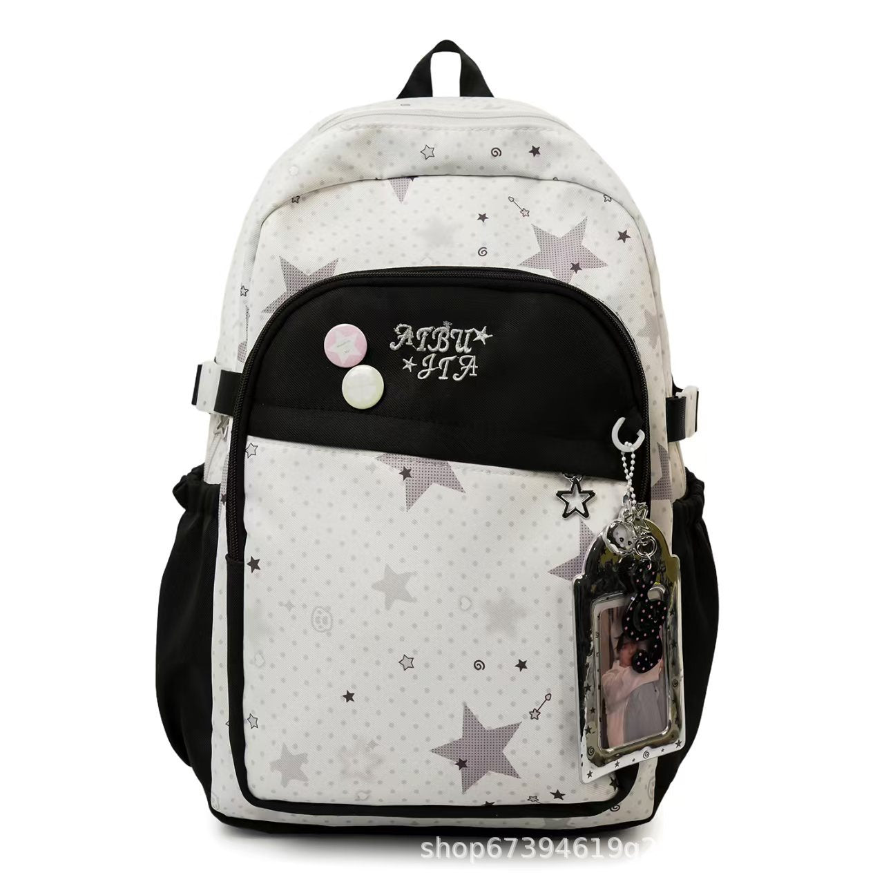 Stylische Sternmuster-Rucksack Brehn