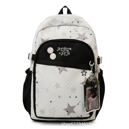 Stylische Sternmuster-Rucksack Brehn