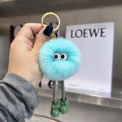 Spaß Fluffiger Charakter Schlüsselanhänger Brehn