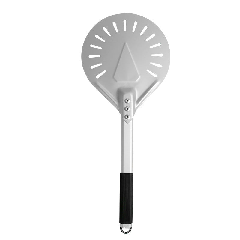 perforierte Aluminium-Pizzaschaufel mit ergonomischem rutschfestem Griff Brehn