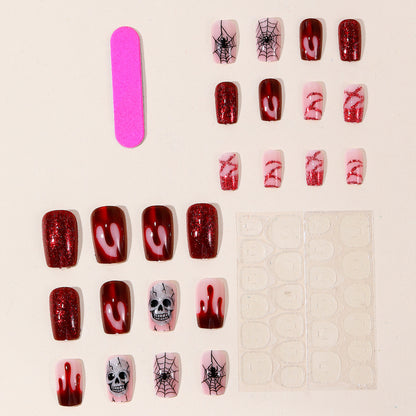 Gothic Halloween-Themen Nagelkunst Set Brehn