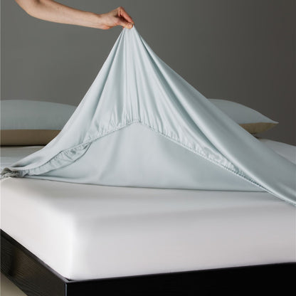 Luxuriöses Deep-Fit Kühl-Satin Spannbetttuch