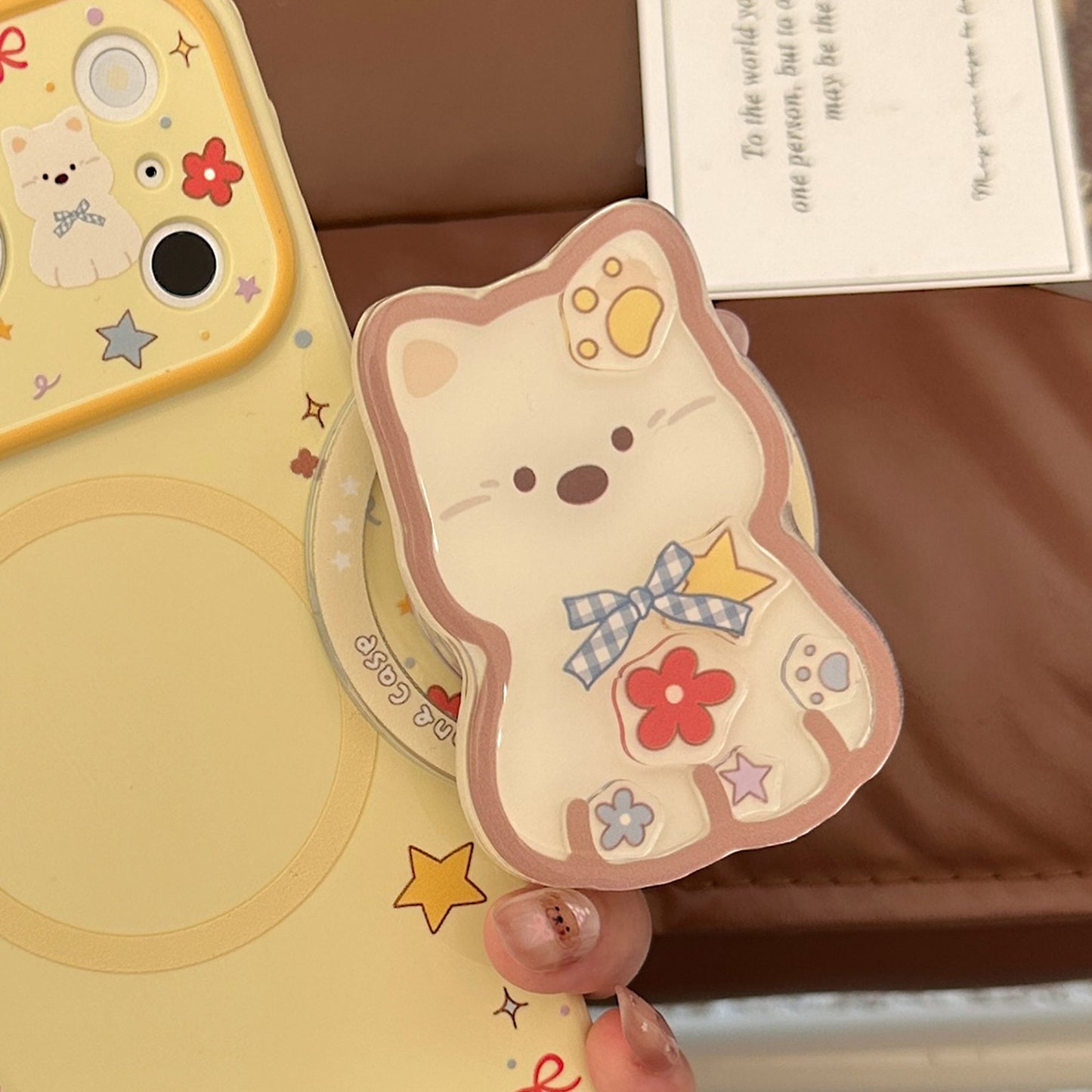 Kawaii Smartphone Halter im Bärendesign Brehn