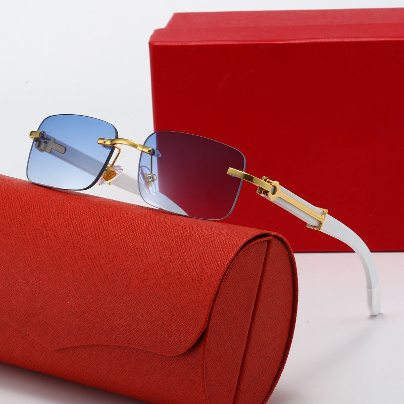 Damen modische Sonnenbrille mit elegantem Metallgestell und polarisierten Gläsern Brehn