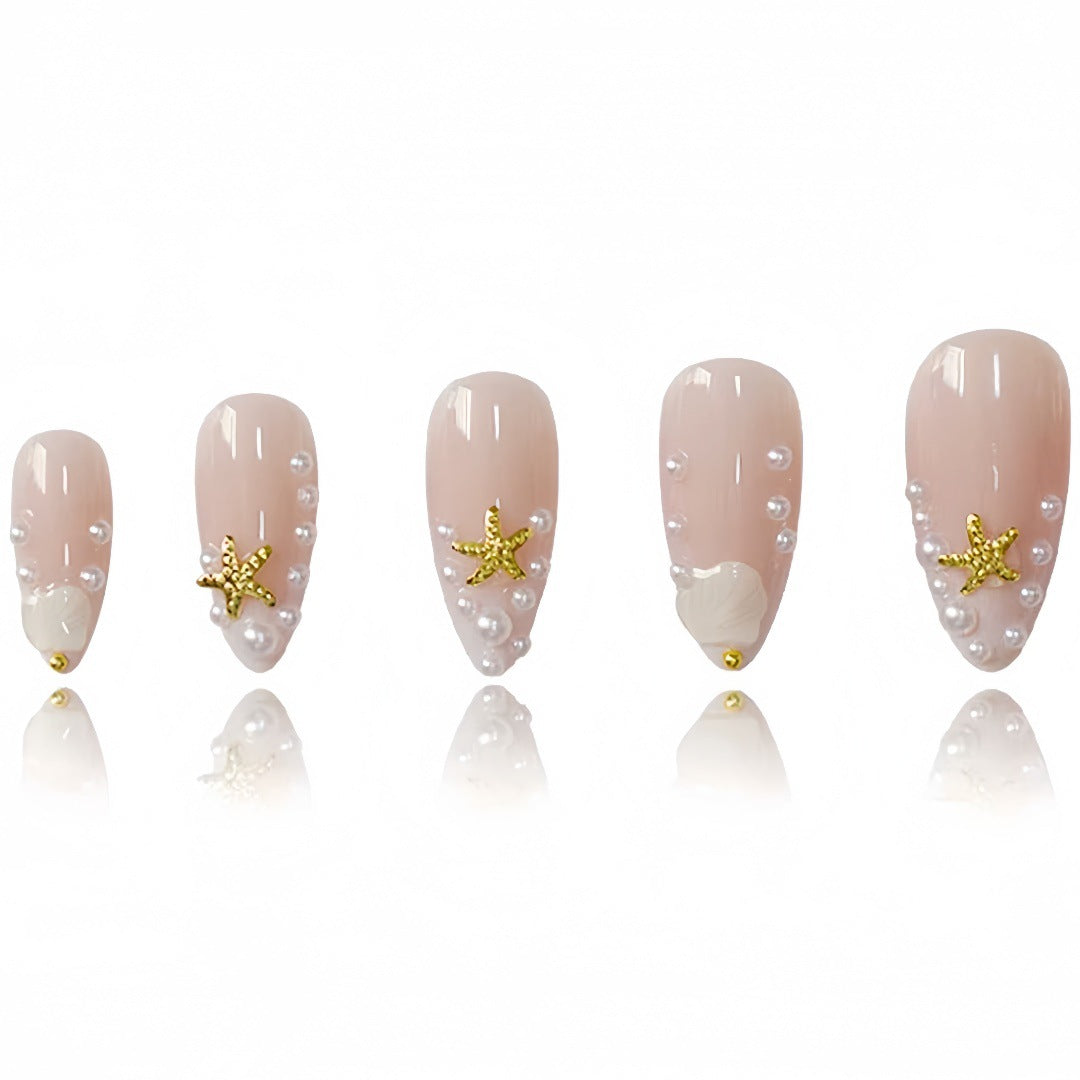 Shell-Inspirierte Nail Art Extensions Brehn