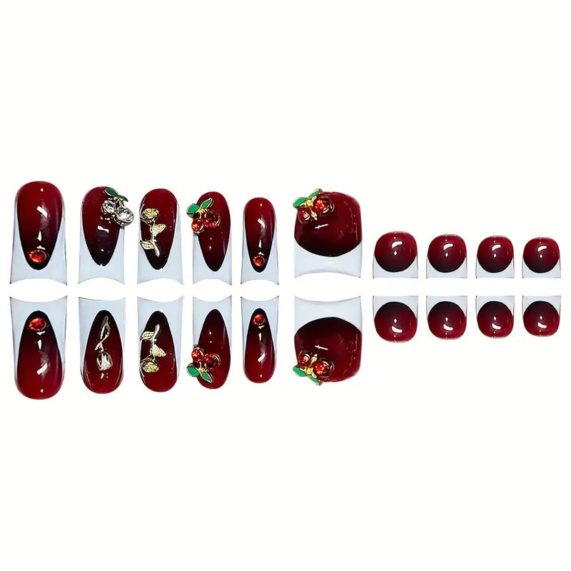 Florale Kunst Nagelset Brehn