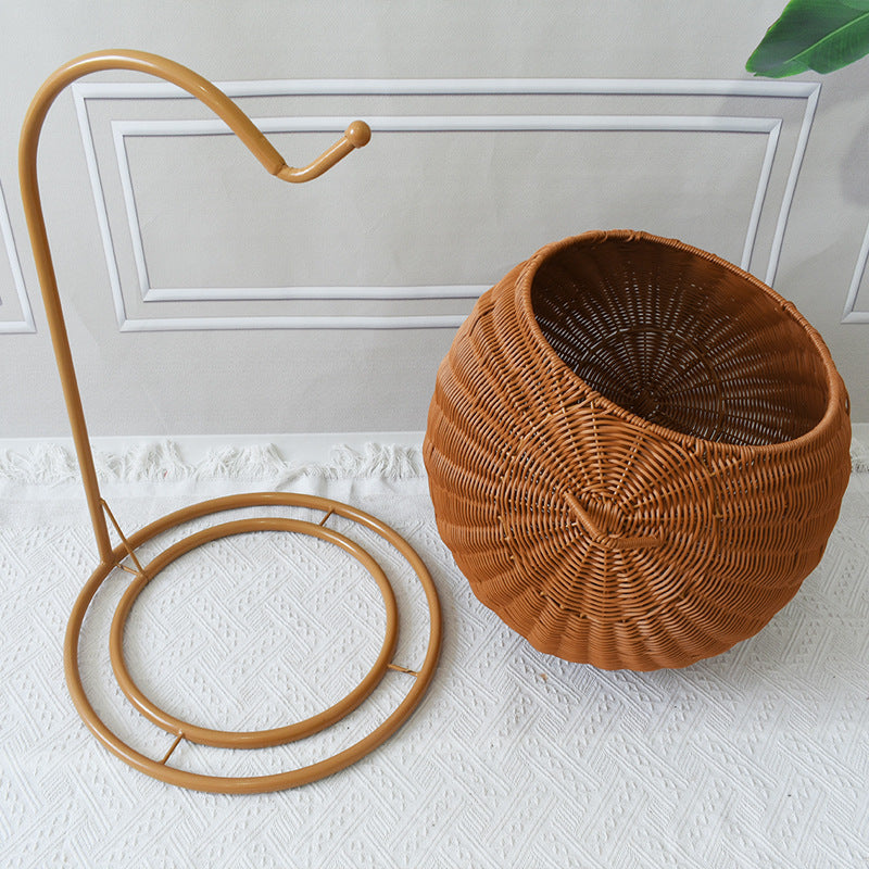 Hängender Rattan-Schaukelstuhl Brehn