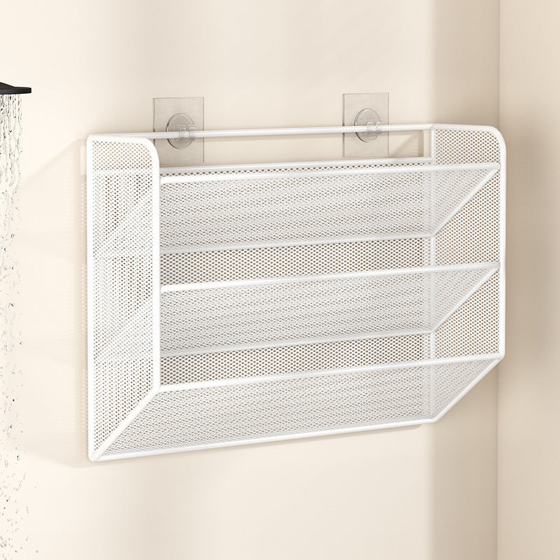 schlanker Über-Tür-Mesh-Schuhregal-Organisator mit belüftetem, schrägem Regal Brehn