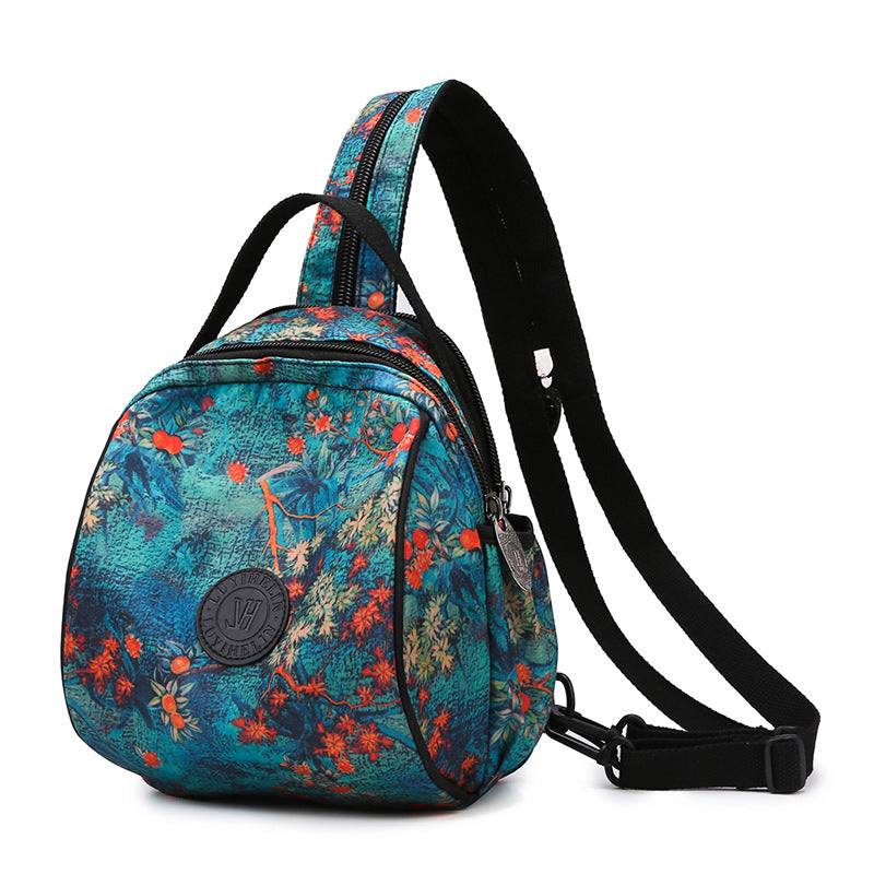 Geometrisch gemusterter Rucksack Brehn