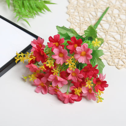 Lebensechter Stoff Blumenstrauß
