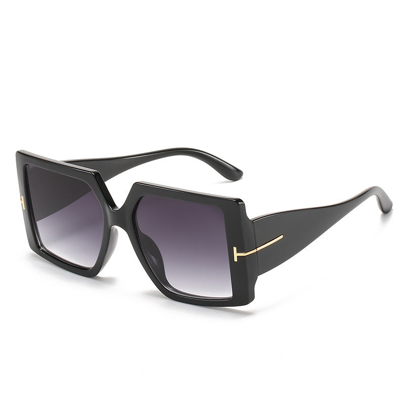 Oversized Geometrische Schild Sonnenbrille Brehn