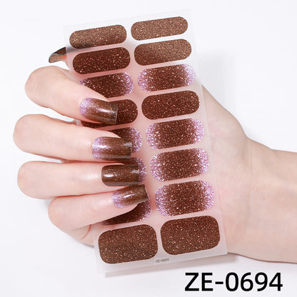 Glitter Ombre Nagelwraps  1790954415