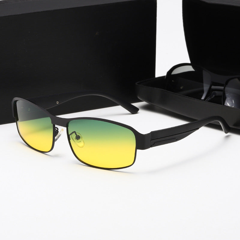 Damen Sportliche Sonnenbrille mit robustem Metallrahmen und polarisierenden Gläsern Brehn