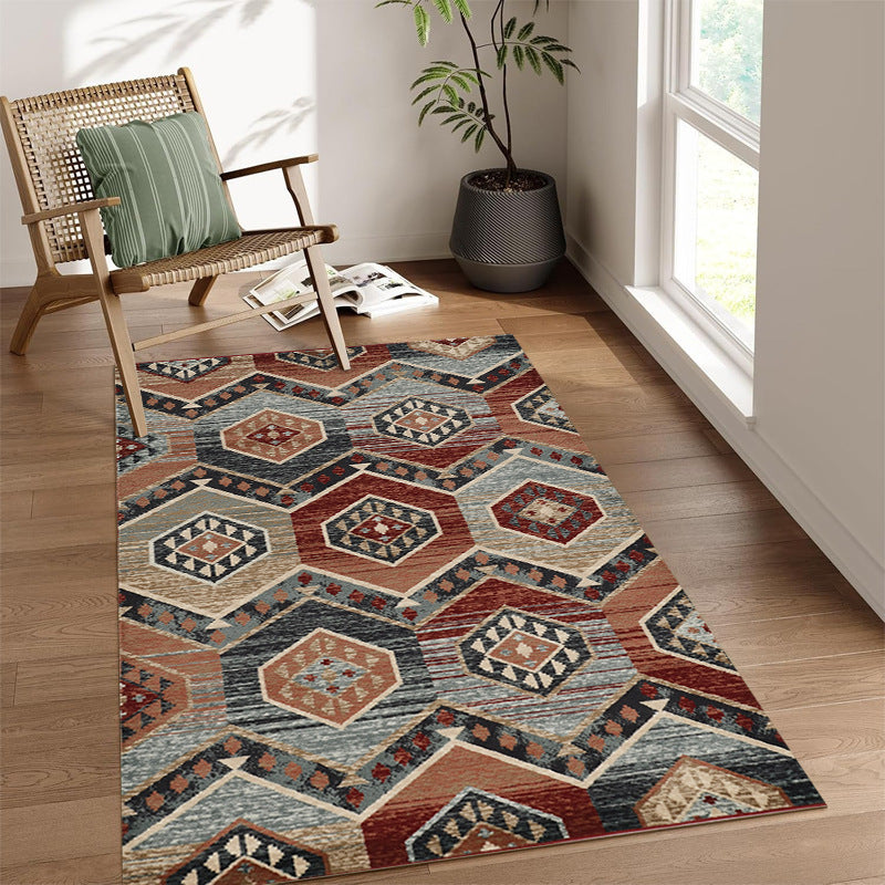 Dekorativer Tribal-Muster-Teppich