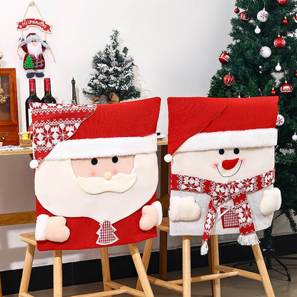 Festlicher Weihnachts-Stuhlüberzug Brehn