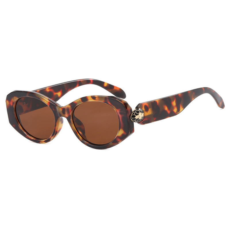 Damen extravagante Sonnenbrille im einzigartigen Schildkrötenmuster Brehn