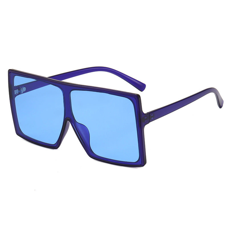 Damen Oversized Sonnenbrille im modischen geometrischen Design Brehn