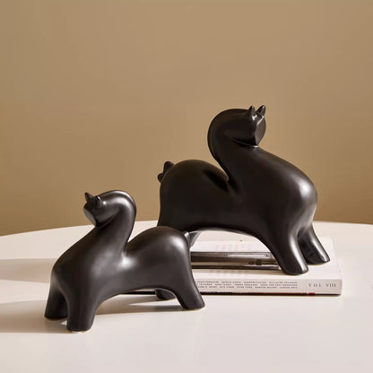Dekorative abstrakte Tierskulptur