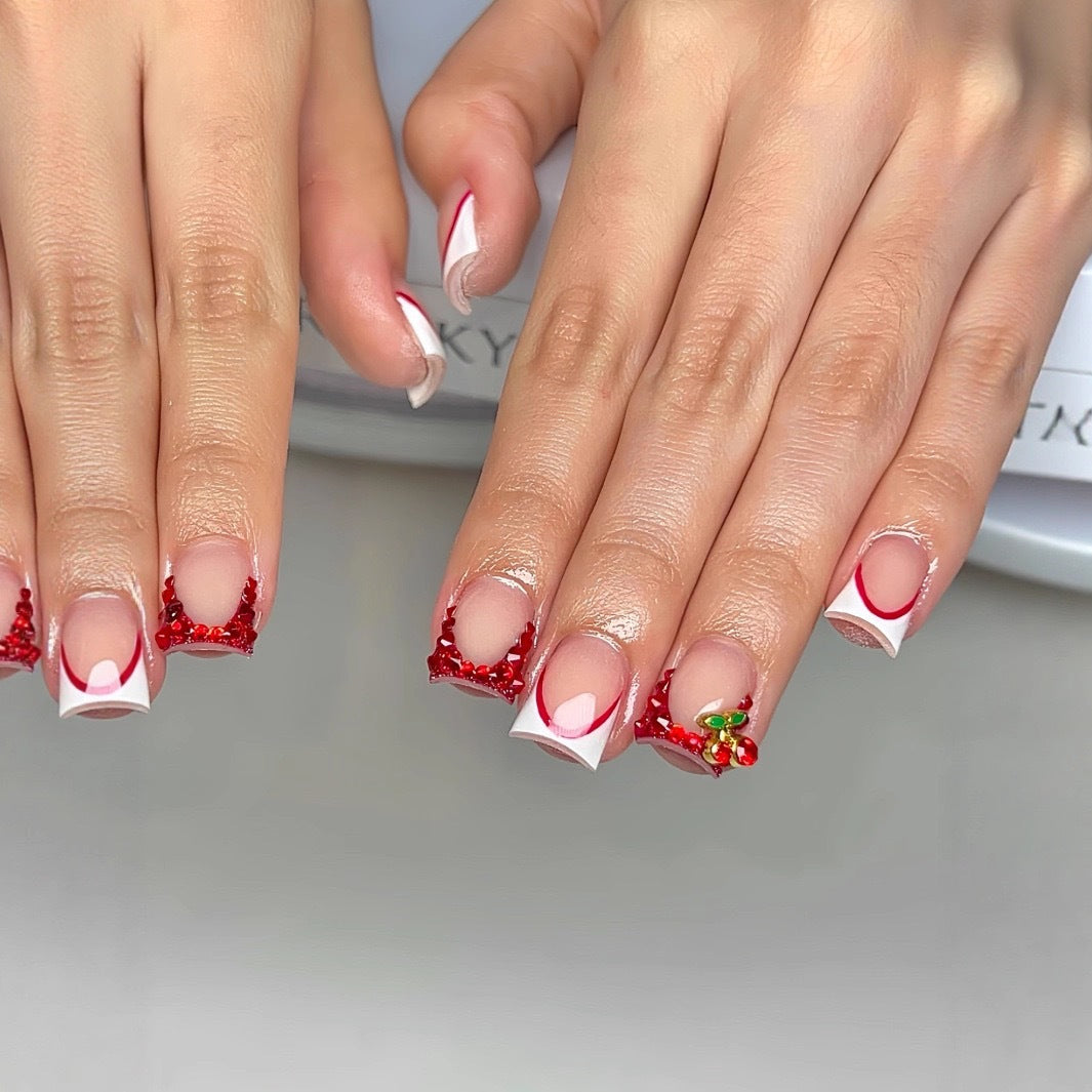 Festliche Nagelkunst Verlängerungen Brehn