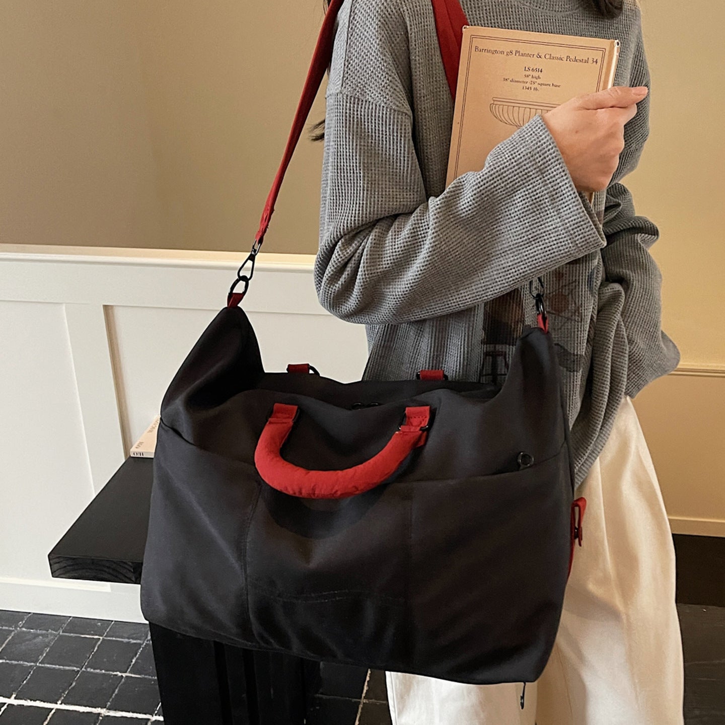 Stylische Reis-Duffle Brehn