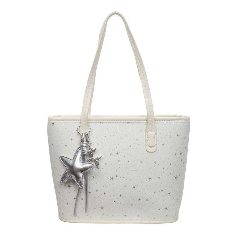 Trendige Sternen-Print Tote Bag Brehn