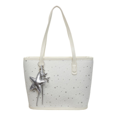 Trendige Sternen-Print Tote Bag Brehn