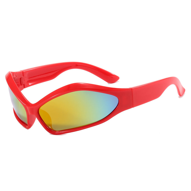Damen Sportliche Sonnenbrille mit aerodynamischem Design Brehn