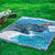 Landschaftsthemen Woven Throw Blanket