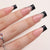 Kunstnagelset mit eleganten Spitzen und Glitzerakzenten Brehn