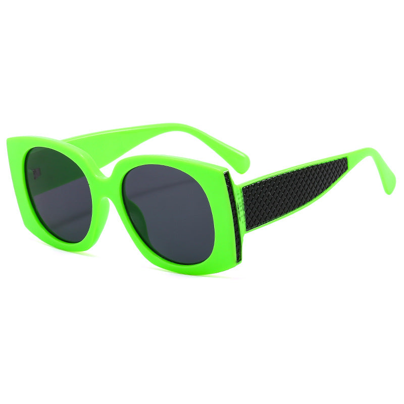 Damen Modische Sonnenbrille im hochmodernen Design mit flexiblen Bügeln Brehn