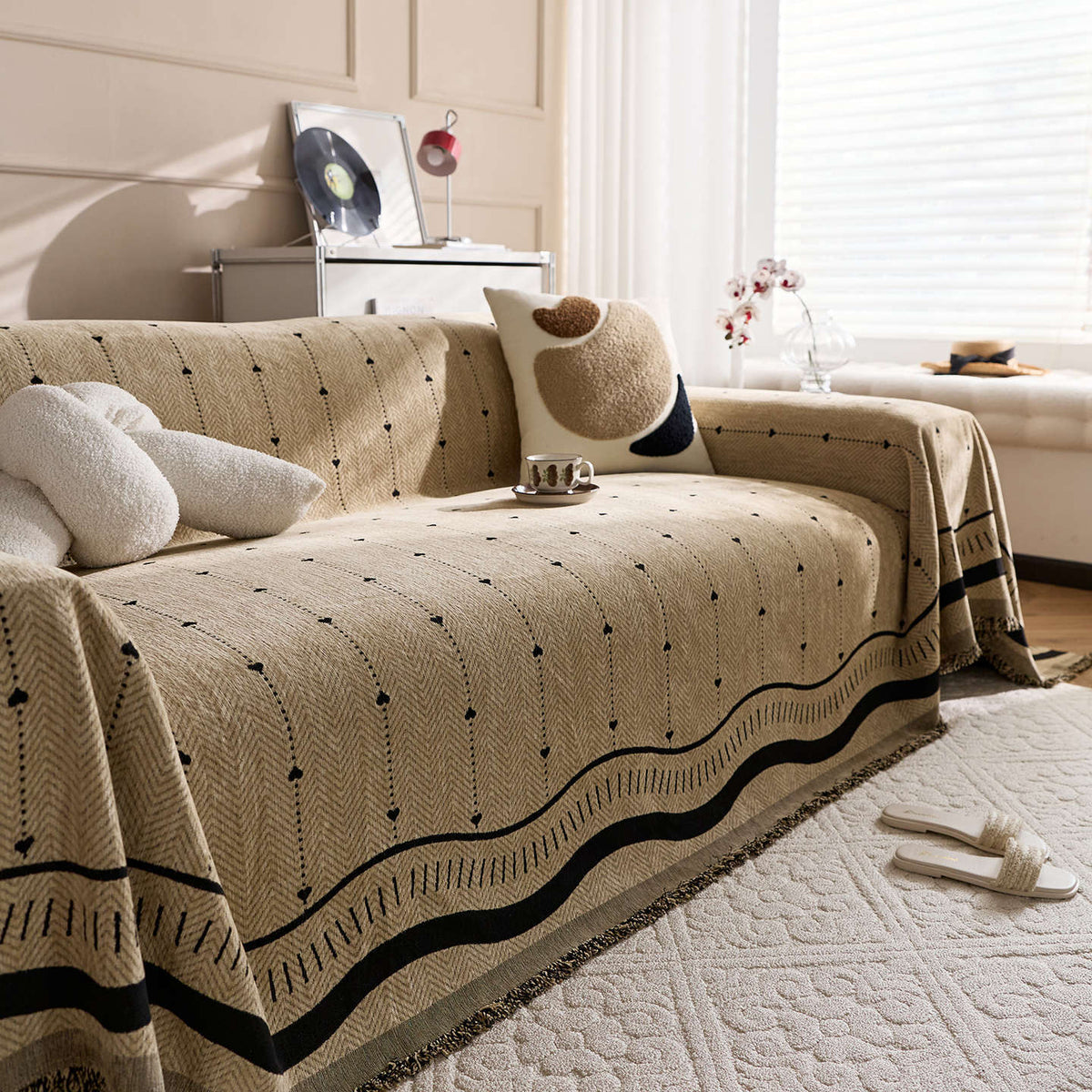 Dekorativer Sofa-Wurf