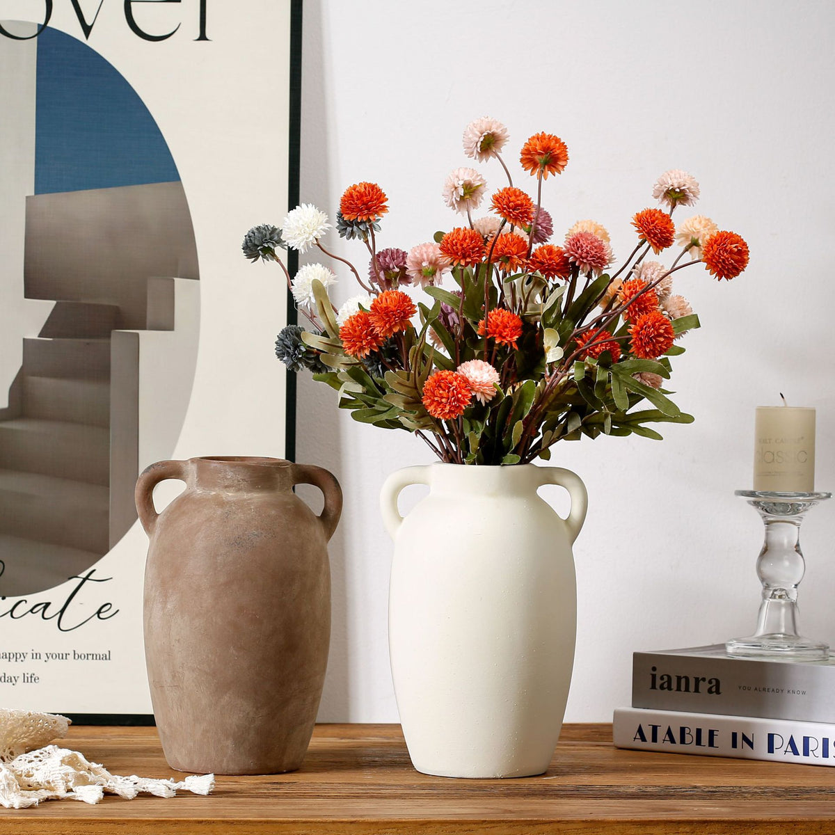Rustikale Terrakotta Vase Brehn