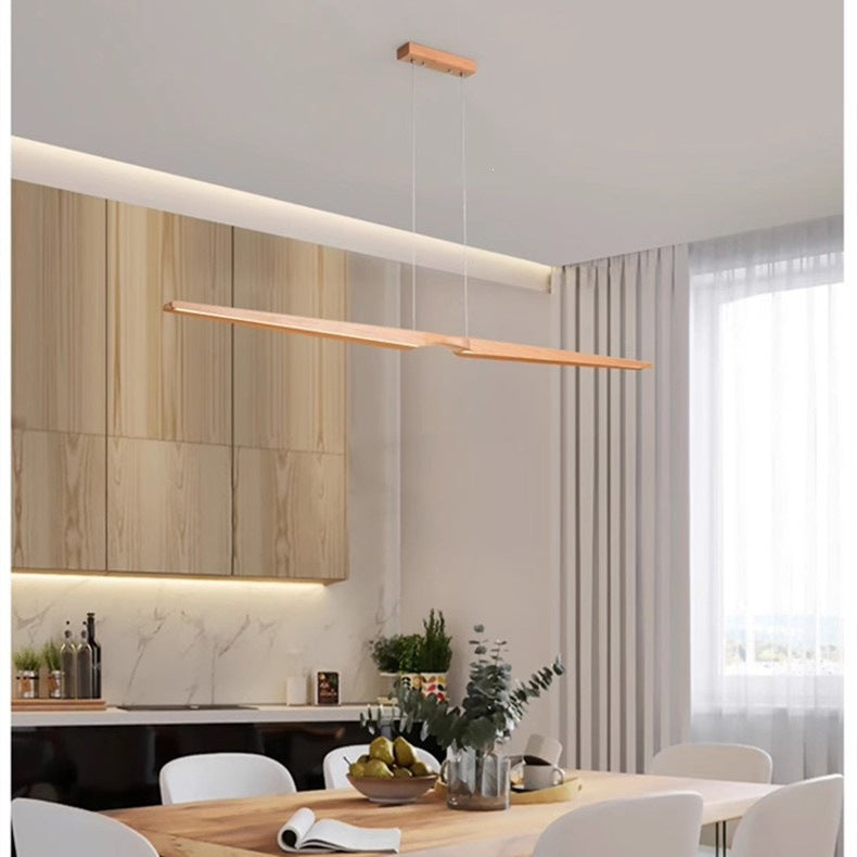 Moderne Holz Pendelleuchte