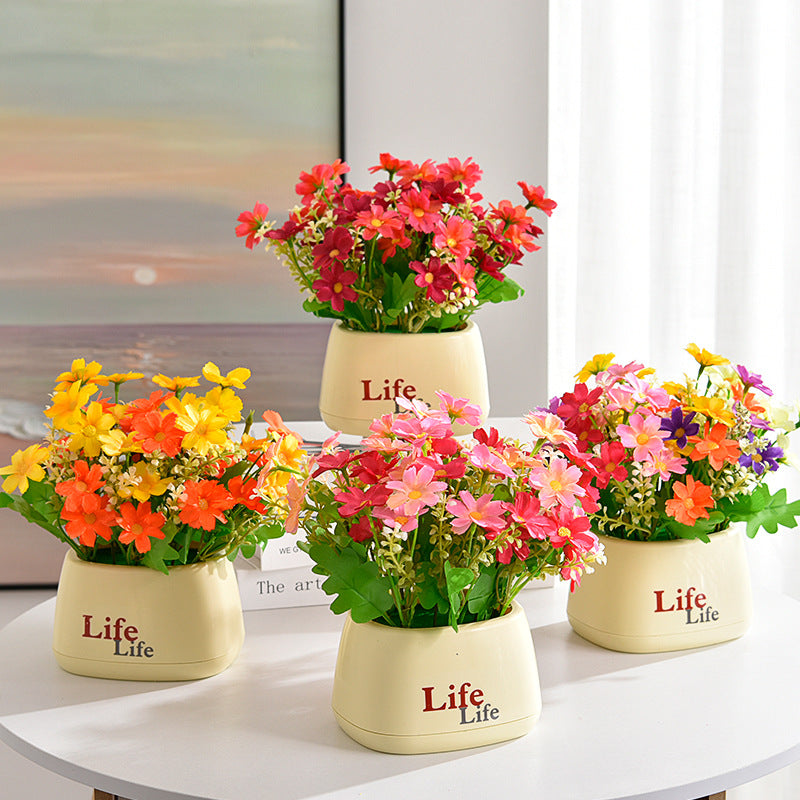 Lebensechter Blumen-Tischmittelstück-Arrangements