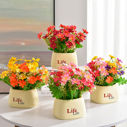 Lebensechter Blumen-Tischmittelstück-Arrangements