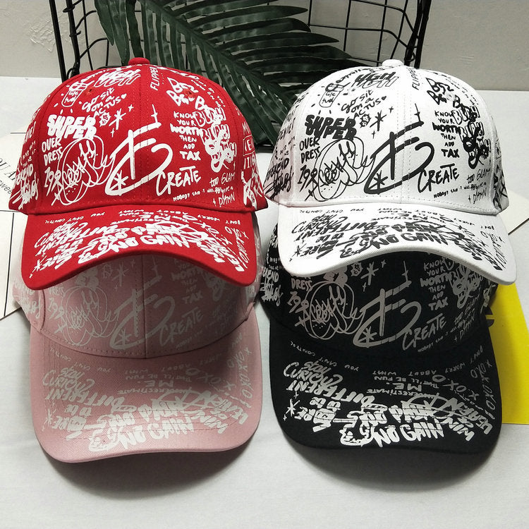 Herren Grafikdruck Snapback Cap Brehn