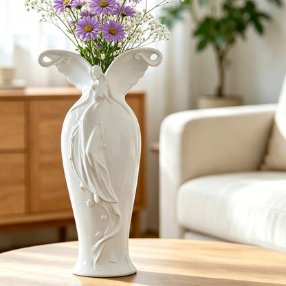 Elegante Schmetterling-förmige dekorative Vase