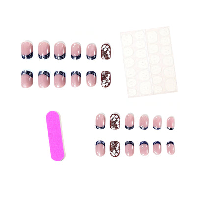 Patriotisches Glitzer-Nagelkunst-Set Brehn