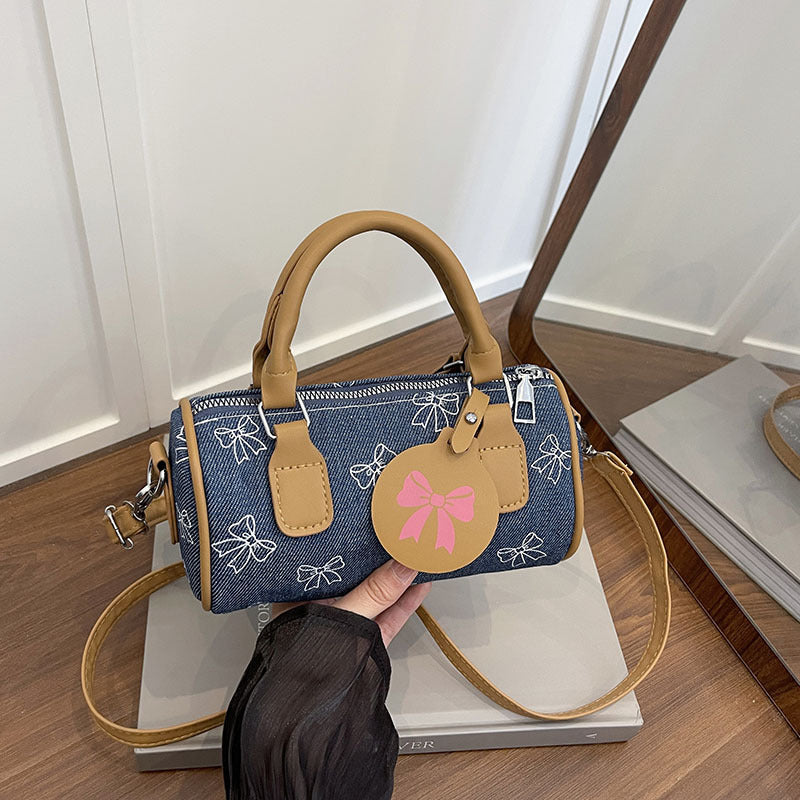 WoPlayful Bow-Printed Mini-Handtasche Brehn