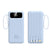 Tragbare Powerbank mit Schnellladefunktion und Integrierten Kabeln Brehn