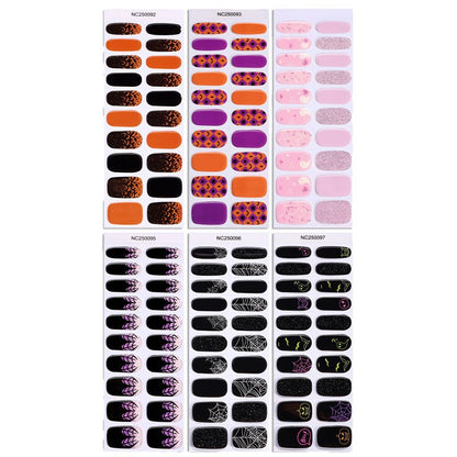 Halloween-Themen Nagelkunst-Wraps