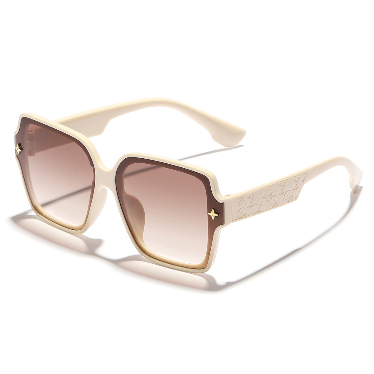 Damen stilvolle oversized Sonnenbrille mit modischem Rahmen Brehn