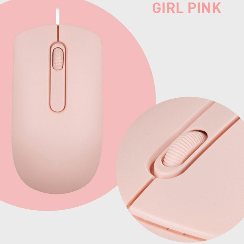 Ergonomische Kabelgebundene Maus mit Präzisionssensor Brehn
