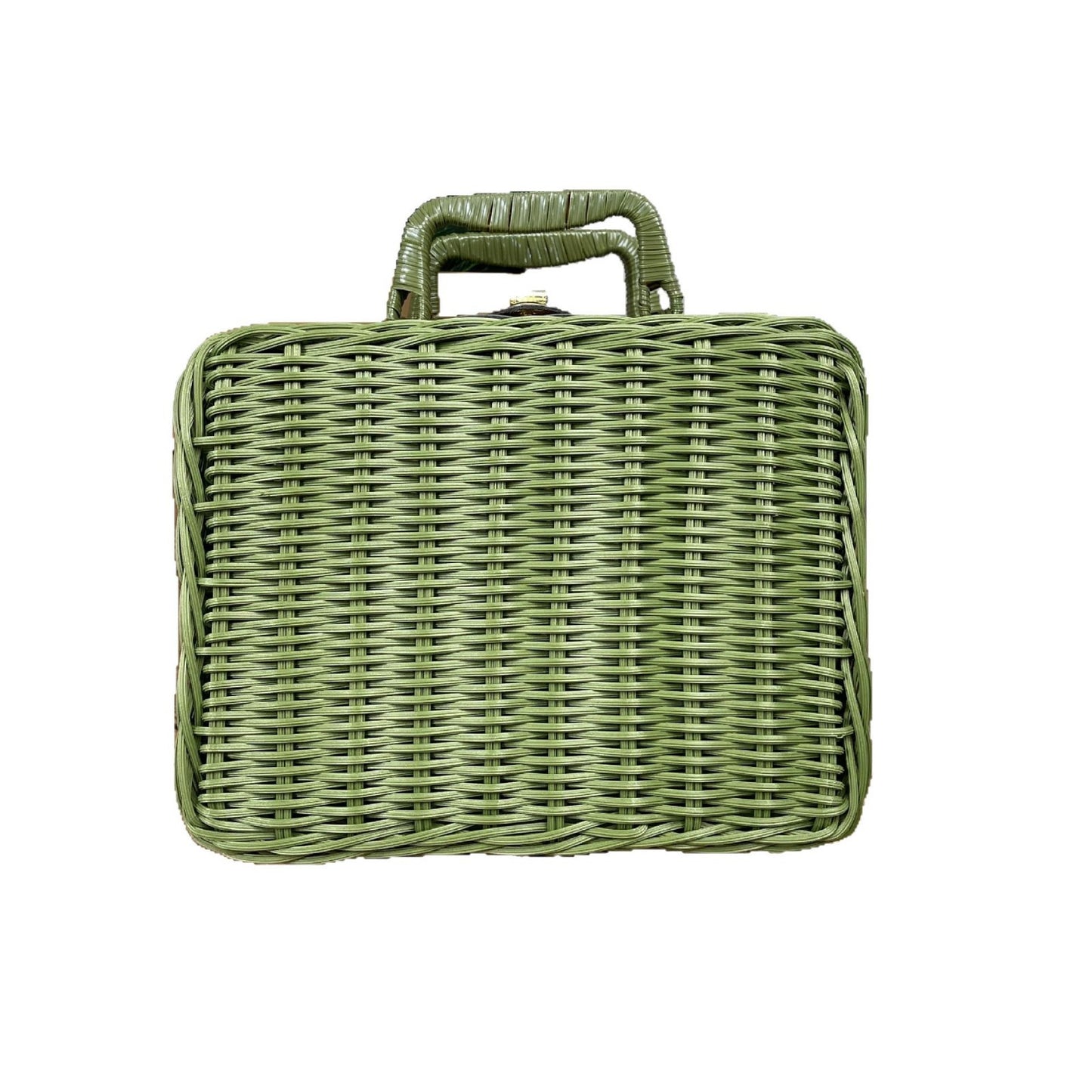 Damen Rattan Handtasche Brehn