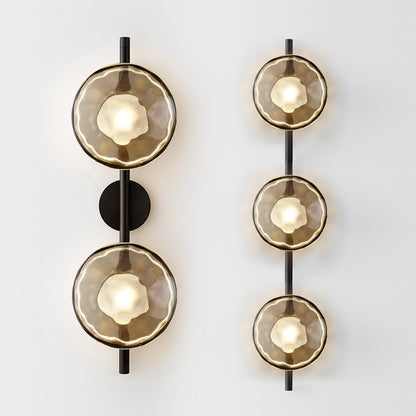 Moderne Dual-Dome Wandlampe