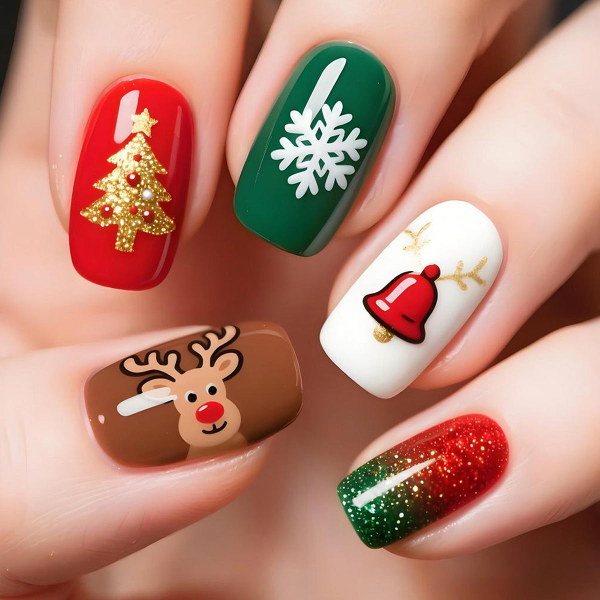 Holiday-Themed Gel Nagel Kit Brehn