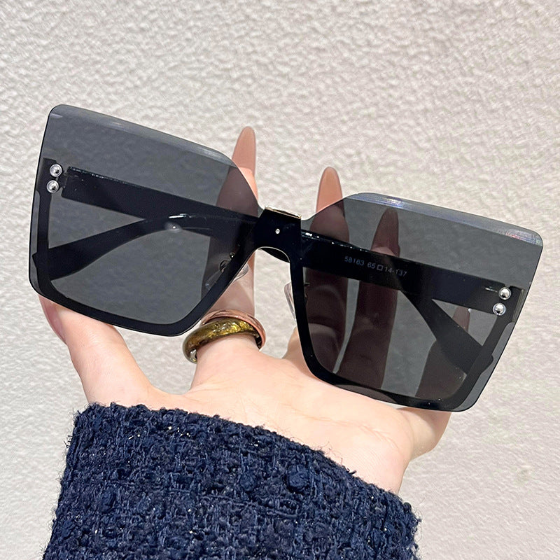 Damen Oversized Sonnenbrille im modernem Design mit UV-Schutz Brehn